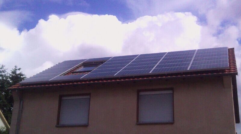 Monokristalline Photovoltaikanlage